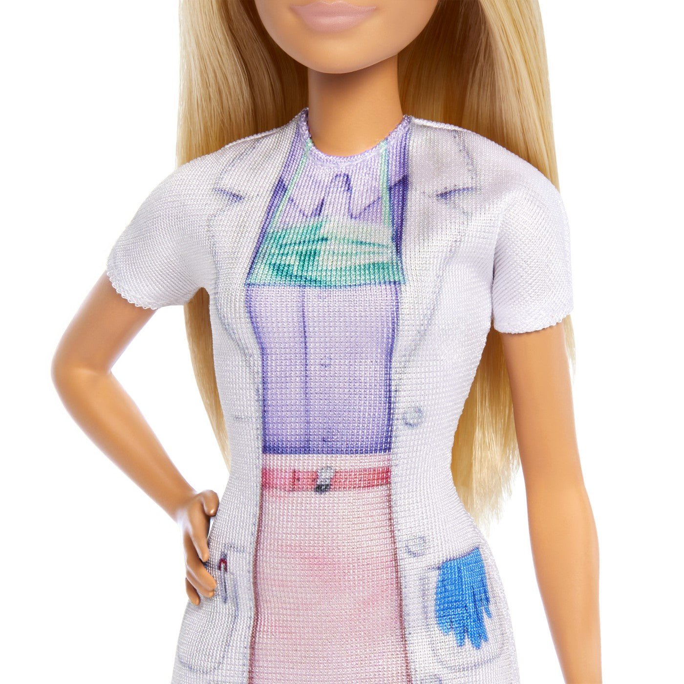 Barbie set de joaca papusa Barbie blonda face cariera stomatolog - Publisol.ro