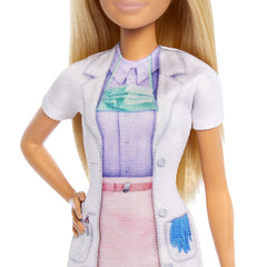Barbie set de joaca papusa Barbie blonda face cariera stomatolog - Publisol.ro