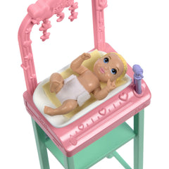 Barbie set de joaca papusa Barbie bruneta face cariera pediatru - Publisol.ro