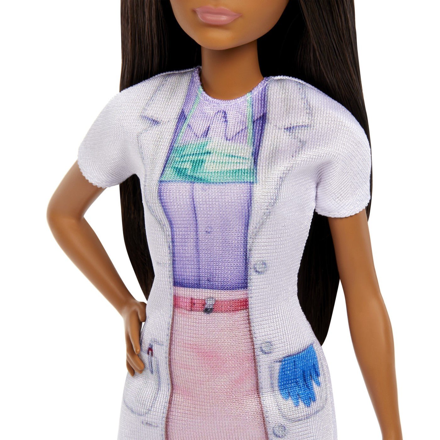 Barbie set de joaca papusa Barbie bruneta face cariera stomatolog - Publisol.ro