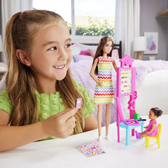 Barbie set de joaca papusa Barbie satena face cariera profesoara - Publisol.ro