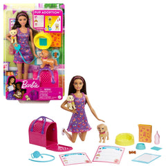 Barbie set papusa barbie pup adoption, Mattel - Publisol.ro