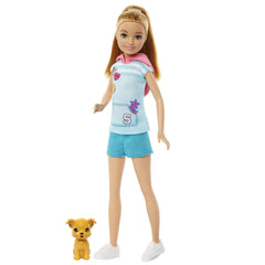 Barbie set papusa stacie si catelul de companie, Mattel - Publisol.ro
