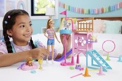 Barbie si stacie papusa stacie dresoare de catei, Mattel - Publisol.ro