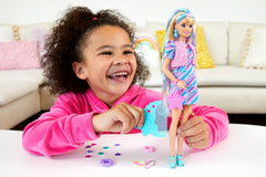 Barbie totally hair papusa barbie blonda, Mattel - Publisol.ro