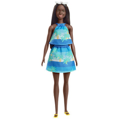 Barbie travel papusa barbie aniversare 50 de ani malibu bruneta, Mattel - Publisol.ro