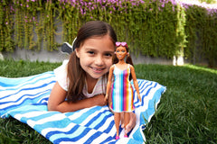 Barbie travel papusa barbie aniversare 50 de ani malibu satena, Mattel - Publisol.ro