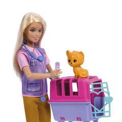 Barbie you can be set papusa cu doua animalute din jungla, Mattel - Publisol.ro