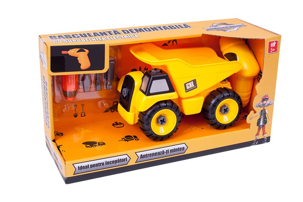 Basculanta demontabila cu surubelnita electrica, D - Toys - Publisol.ro