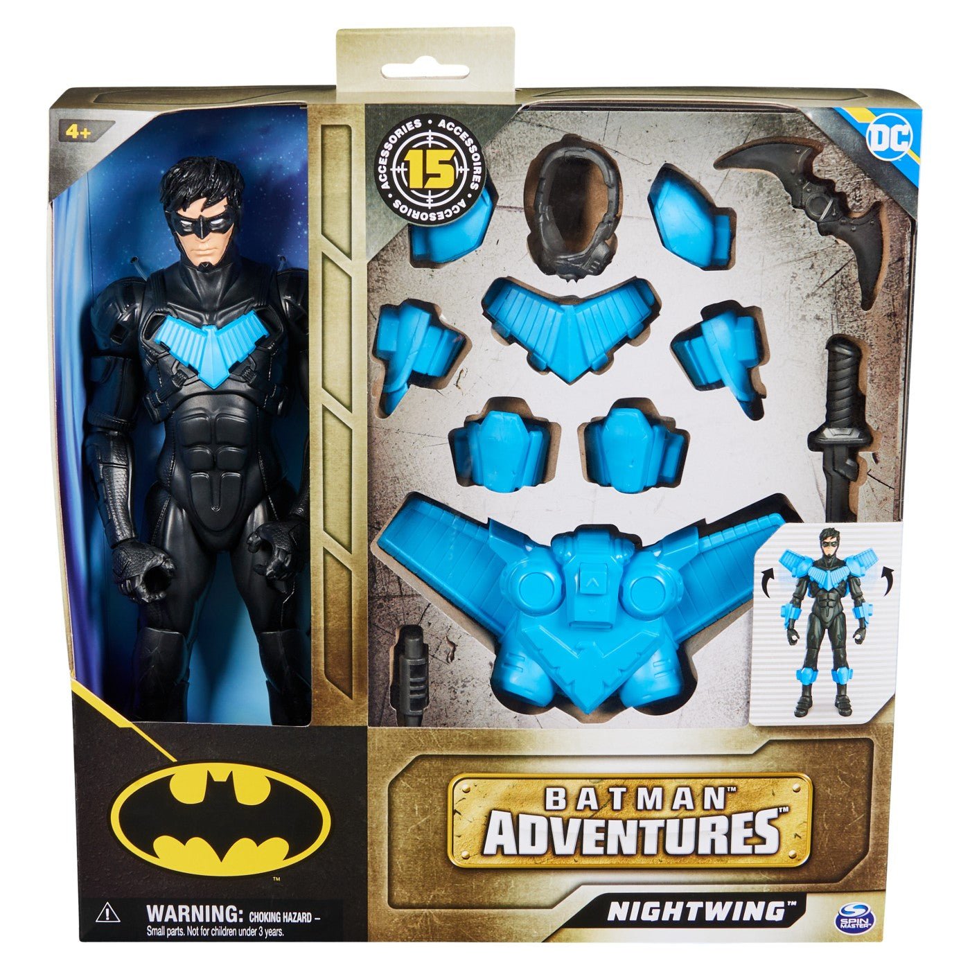 Batman adventures figurina nightwing 30cm, Spin Master - Publisol.ro
