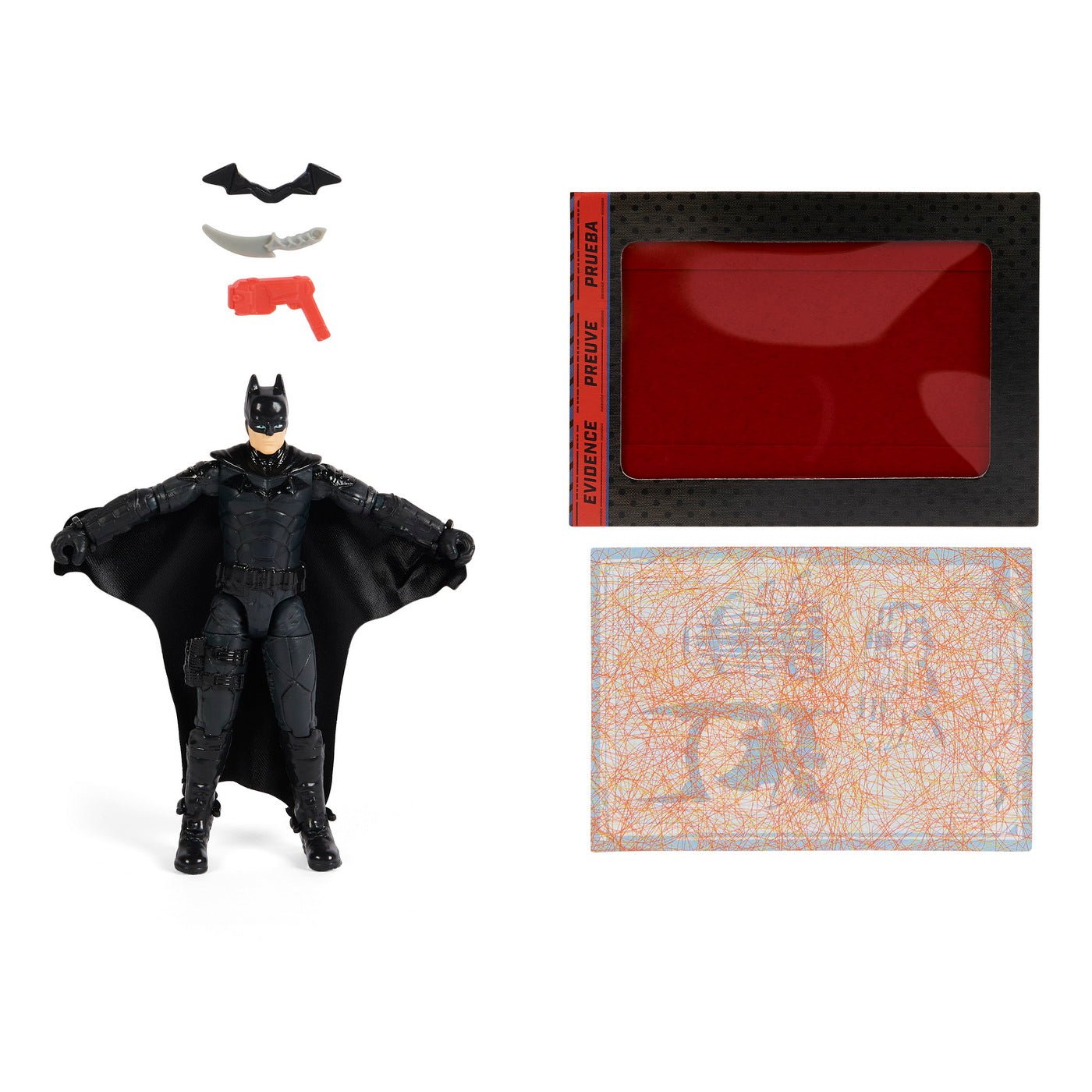 Batman film figurina batman in costum cu aripi 10cm, Spin Master - Publisol.ro