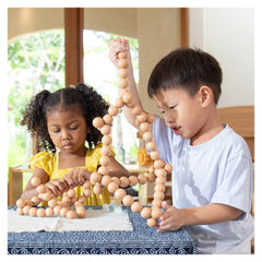 BendiBeads Natural, margele flexibile, Guidecraft - Publisol.ro