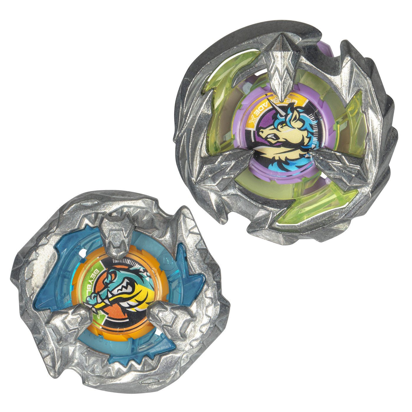 Beyblade x pachet duo bite croc 3-60lf si sting unicorn 4-60p, Hasbro - Publisol.ro