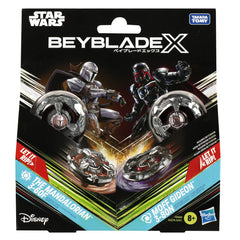 Beyblade x star wars pachet duo the mandalorian 3-60f si moff gideon 3-80n, Hasbro - Publisol.ro