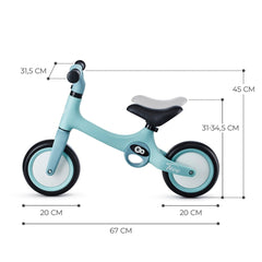 Bicicleta de echilibru kinderkraft tove, summer mint, Kinderkraft - Publisol.ro
