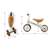 Bicicleta echilibru kinderkraft cutie light beige, Kinderkraft - Publisol.ro