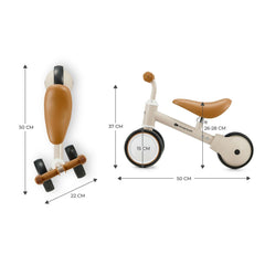 Bicicleta echilibru kinderkraft cutie light beige, Kinderkraft - Publisol.ro