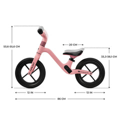 Bicicleta fara pedale kinderkraft xploit, bubblegum pink, Kinderkraft - Publisol.ro