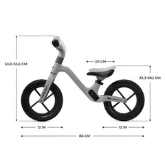 Bicicleta fara pedale kinderkraft xploit, moonsilver, Kinderkraft - Publisol.ro