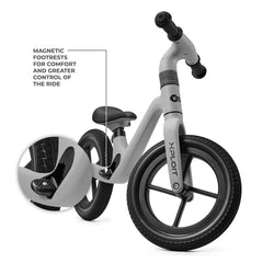 Bicicleta fara pedale kinderkraft xploit, moonsilver, Kinderkraft - Publisol.ro
