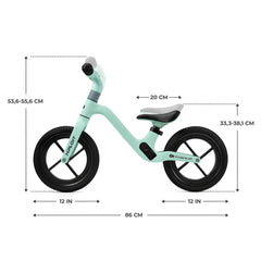 Bicicleta fara pedale kinderkraft xploit, turcoise, Kinderkraft - Publisol.ro