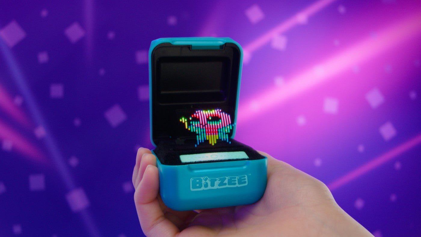 Bitzee jucarie interactiva animalut albastru azur - Publisol.ro