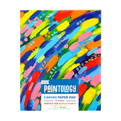 Bloc desen pentru pictura A4, 15 file panza canvas, 300 g mp, Paintology - Ooly
