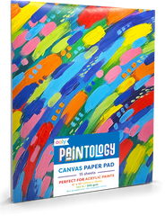 Bloc desen pentru pictura A4, 15 file panza canvas, 300 g mp, Paintology - Ooly