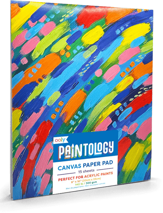 Bloc desen pentru pictura A4, 15 file panza canvas, 300 g mp, Paintology - Ooly - Publisol.ro