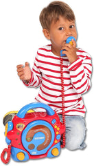 Bontempi cd player portabil cu 2 microfoane si adaptor, Bontempi - Publisol.ro