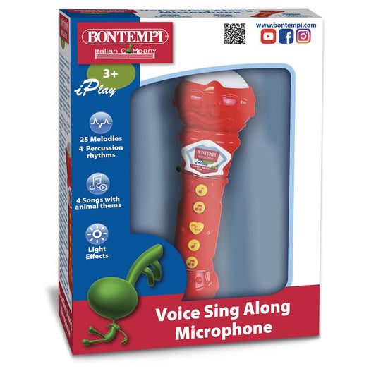 Bontempi microfon karaoke cu efecte luminoase - Publisol.ro