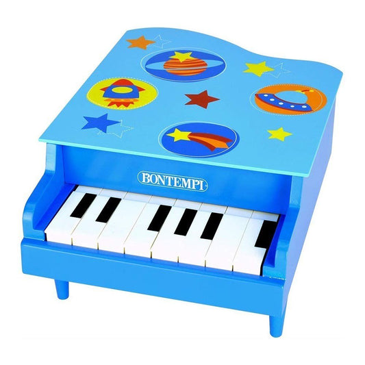 Bontempi pian din lemn cu 8 clape bleu, Bontempi - Publisol.ro