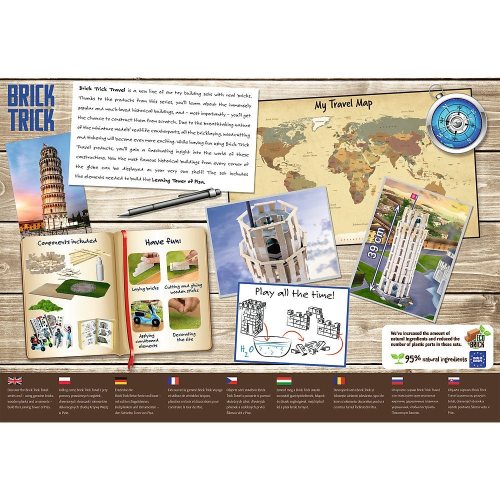Brick trick l travel turnul pisa - Publisol.ro