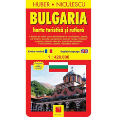 Bulgaria. Harta turistica si rutiera, de Huber Kartographie - Publisol.ro