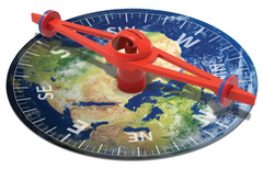 Busola Magnetica Gigant KidzLabs - 4M