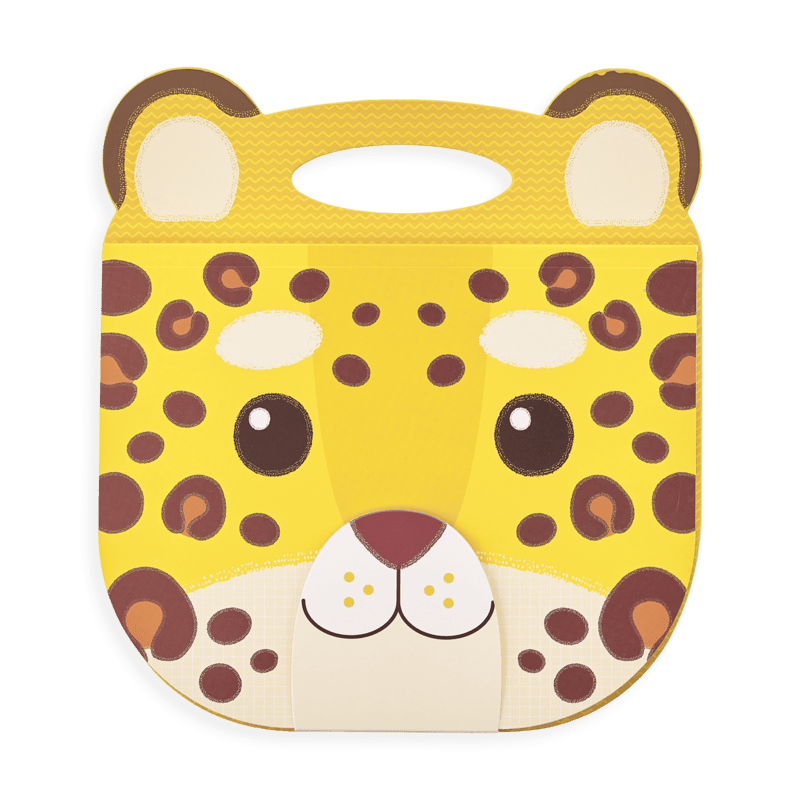 Caiet desen portabil - Leopard galben - Ooly - Publisol.ro