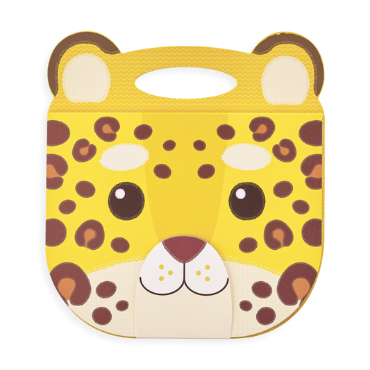 Caiet desen portabil - Leopard galben - Ooly