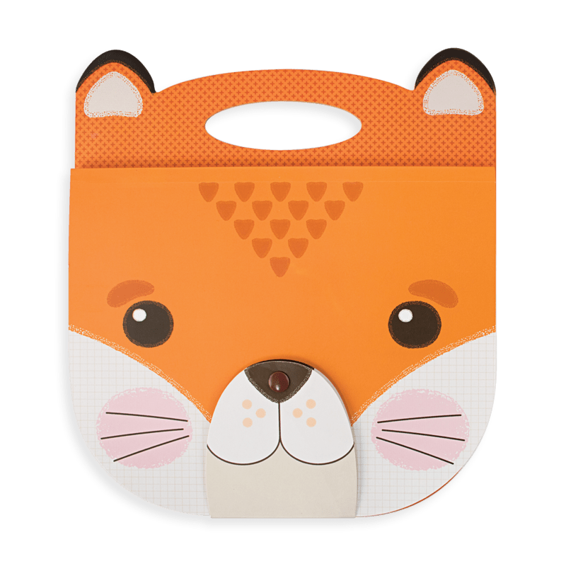 Caiet desen portabil - Vulpe portocalie - Ooly - Publisol.ro