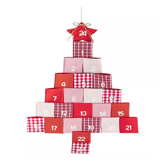 Calendar Advent brad din material textil, Fakopancs - Publisol.ro