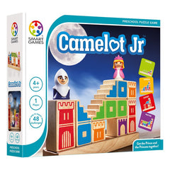 Camelot Jr., joc de logica cu 48 de provocari, 4+ ani, editie internationala, Smart Games - Publisol.ro