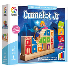 Camelot Jr., joc de logica cu 48 de provocari, 4+ ani, editie lb. romana, Smart Games - Publisol.ro