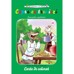 Capra cu trei iezi. Carte de colorat, de Prestige - Publisol.ro
