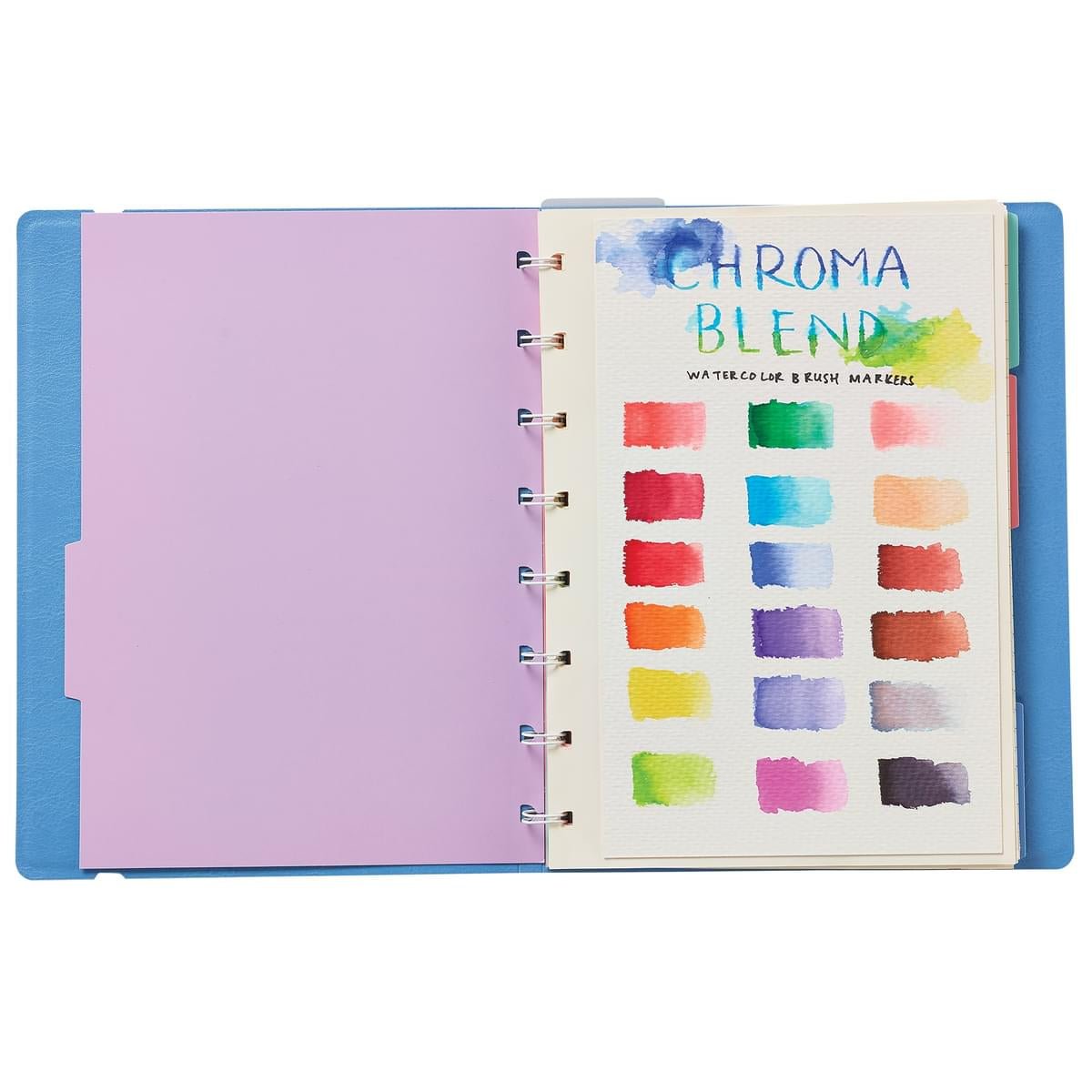 Carioci acuarele cu pensula, Chroma Blends, set de 18 - Ooly - Publisol.ro