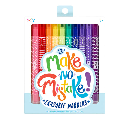 Carioci care se sterg - Make no mistake! - Set de 12 - Ooly