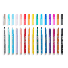 Carioci cu sclipici Rainbow Sparkle, set de 15 culori - Ooly - Publisol.ro