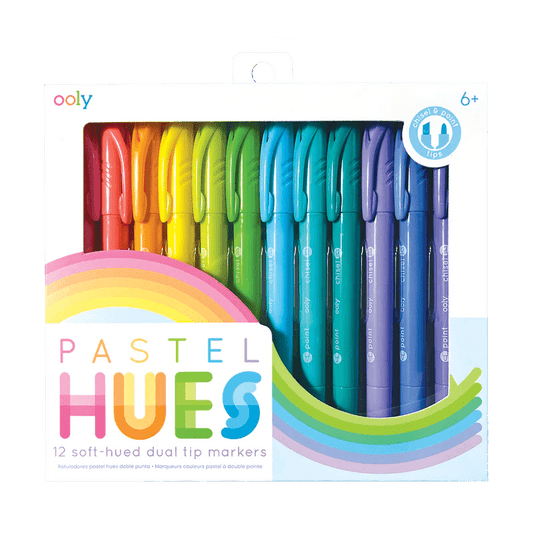 Carioci duble pastelate - Set de 12 - Ooly - Publisol.ro