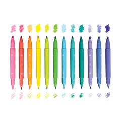 Carioci duble pastelate - Set de 12 - Ooly