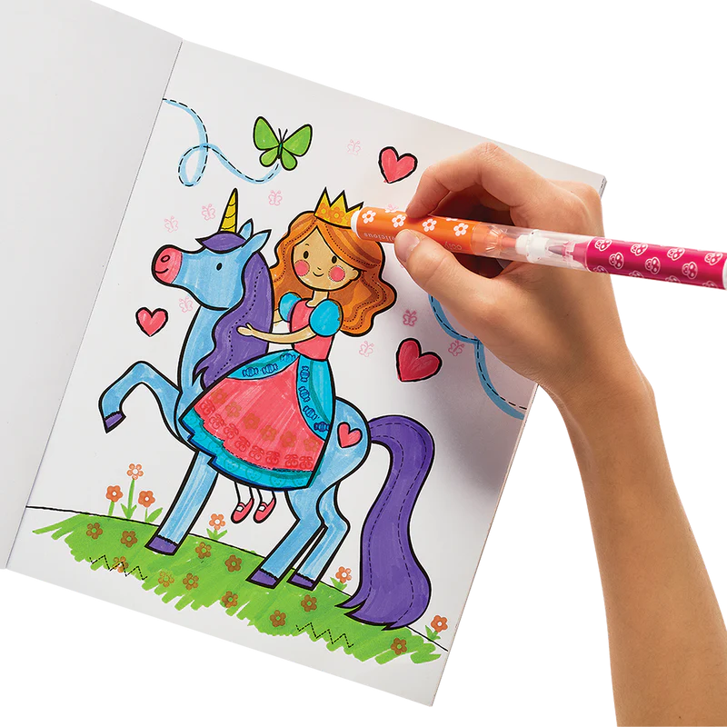Carioci lavabile duble cu stampile Stampables - Set de 18 - Ooly - Publisol.ro