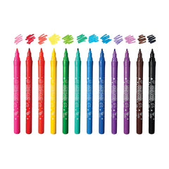 Carioci parfumate lavabile Yummy Yummy - Set de 12 - Ooly