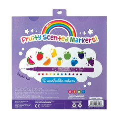 Carioci parfumate lavabile Yummy Yummy - Set de 12 - Ooly